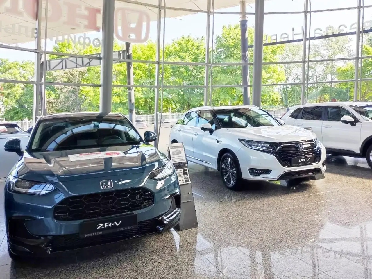Honda начала поставлять свои автомобили в Санкт-Петербург