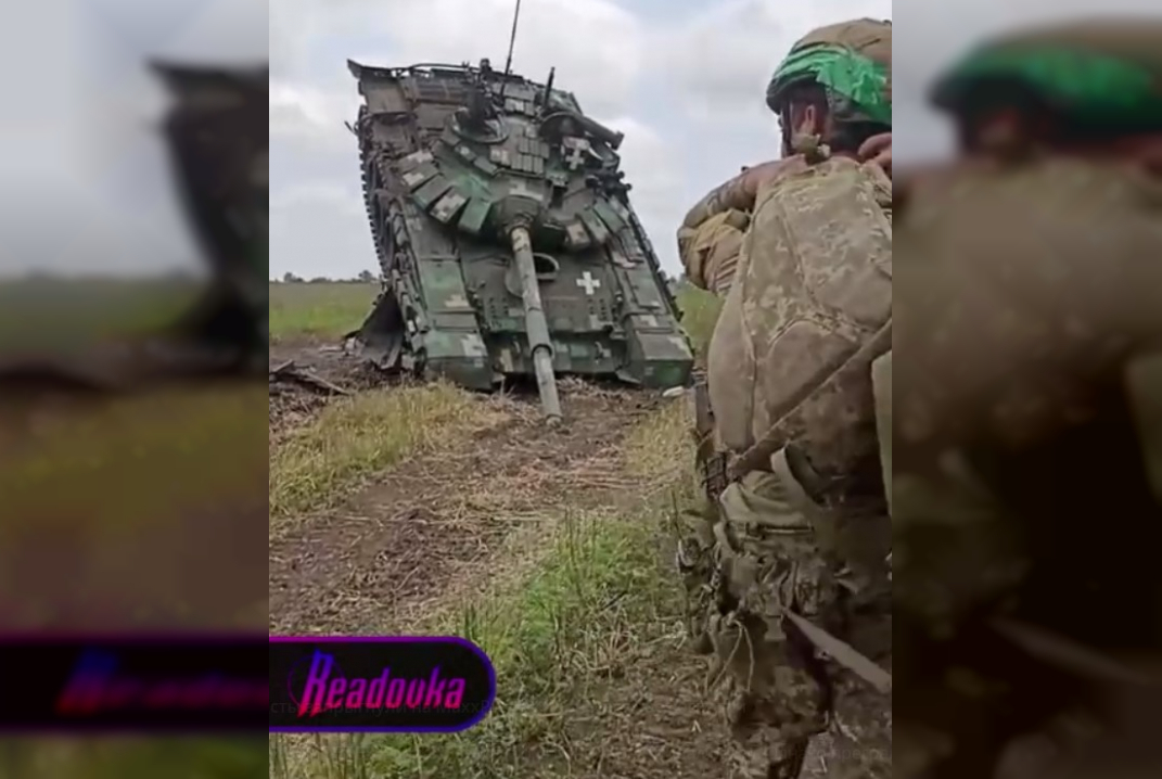 После встречи с «Ланцетом» украинские танкисты запрыгнули на MaxxPro