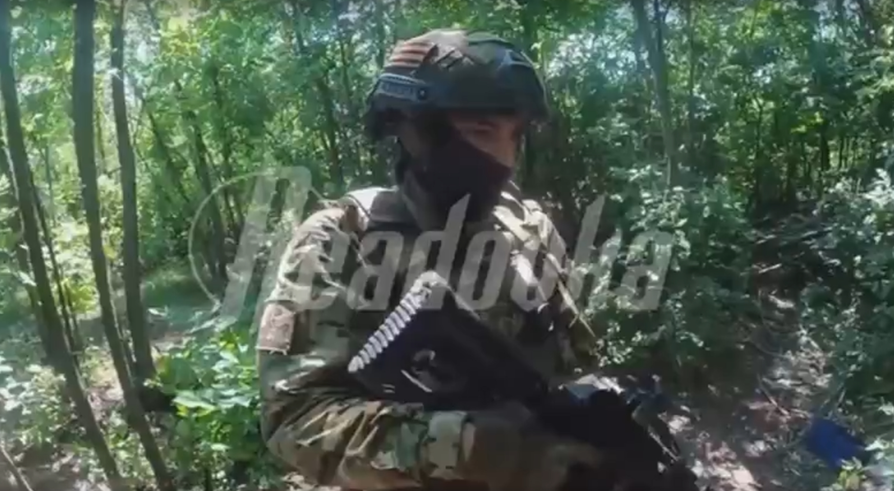 Российские военные показали обстановку в Клещеевке
