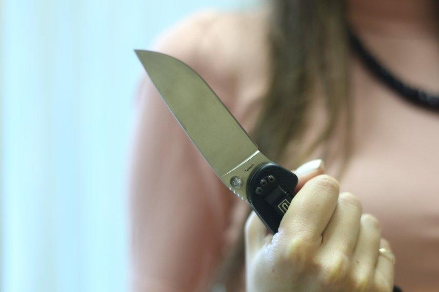 Блогерша-мать в прямом эфире угрожала 12- летнему сыну ножом