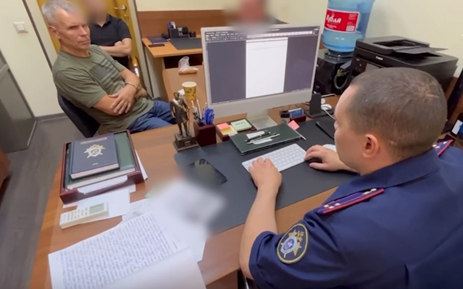 Следком опубликовал кадры допроса украинского тренера Денисенко, который убил Станислава Ржицкого