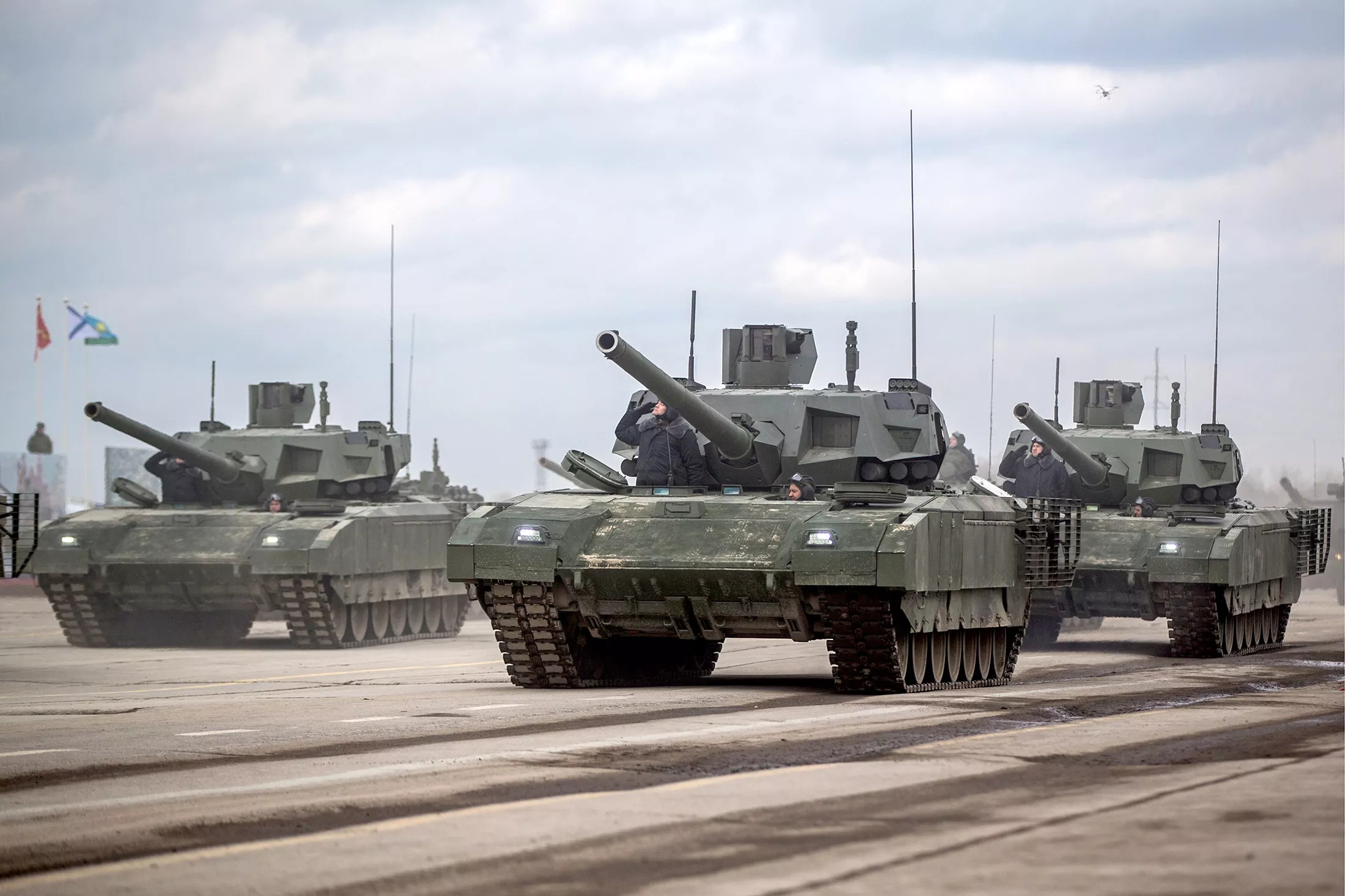 Новейшие танки Т-14 «Армата» приняли участие в боевых действиях на Украине