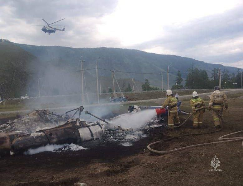 СК РФ возбудил уголовное дело по факту крушения вертолета на Алтае