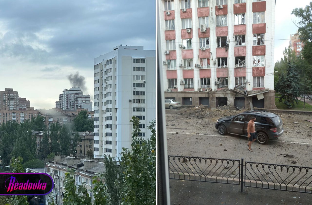 В Донецке ВСУ обстреляли здание управления ГАИ
