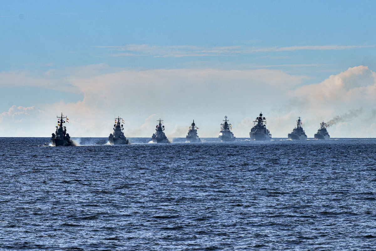 В акватории Балтийского моря началось военно-морское учение «Океанский щит-2023»