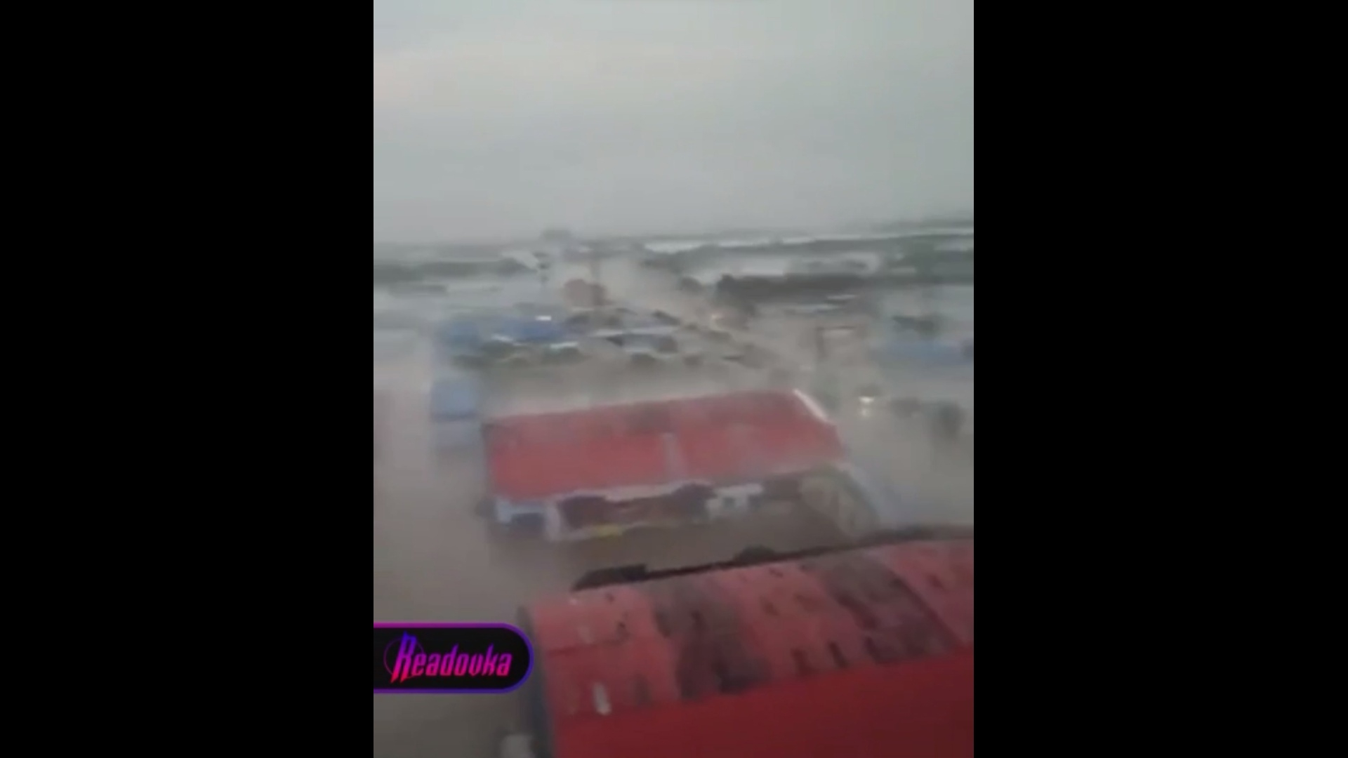 В Китае провинцию Чжочжоу затопило после нашествия тайфуна