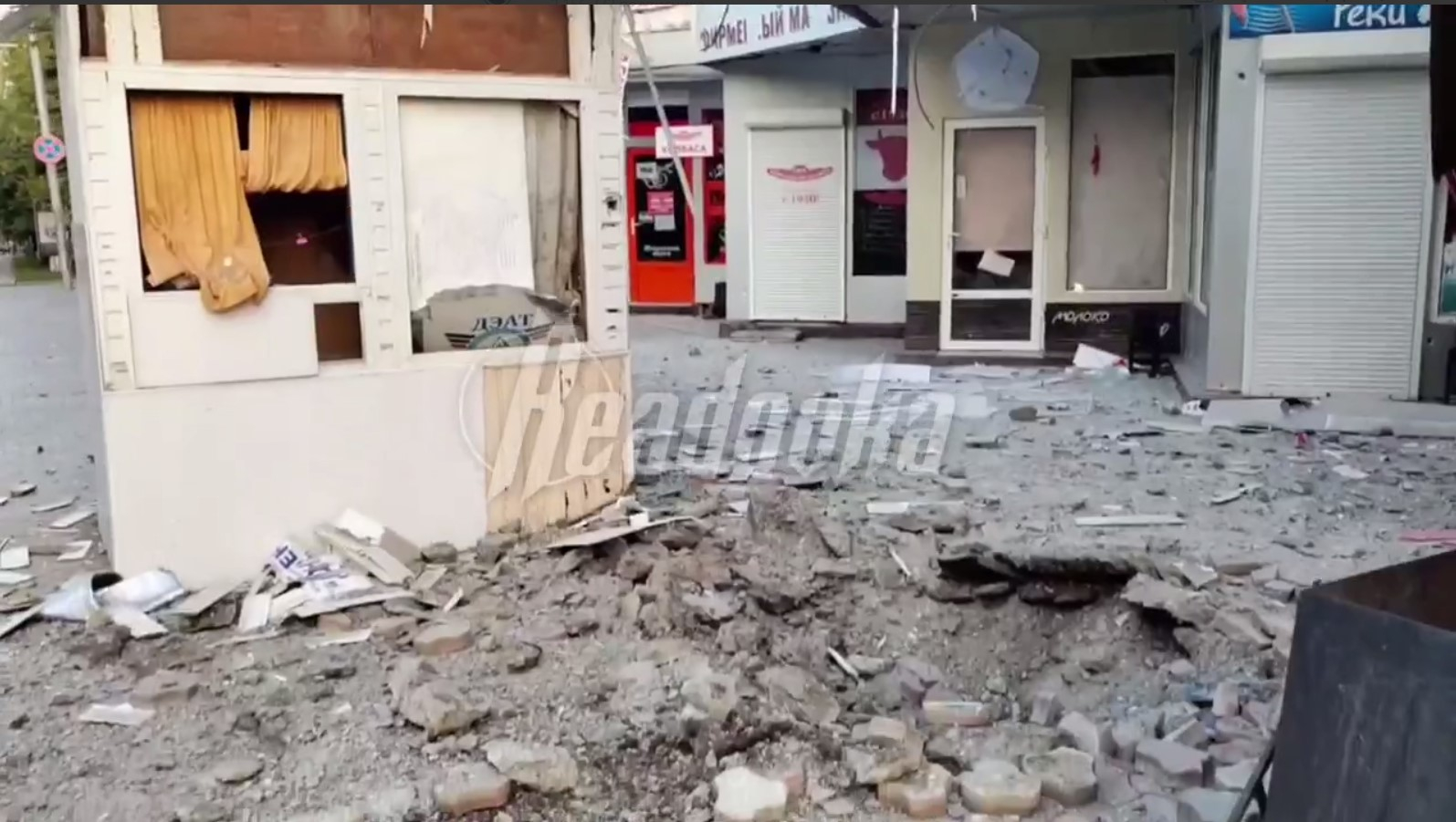 По центру Донецка зафиксировано три прилета