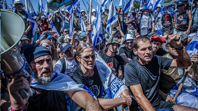 В Тель-Авиве новый массовый митинг против судебной реформы
