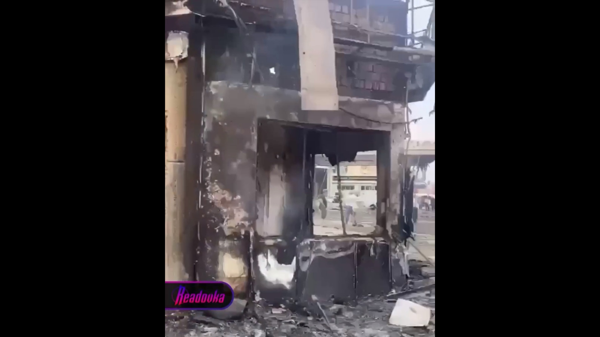 В Махачкале от взорвавшейся заправки остались лишь руины