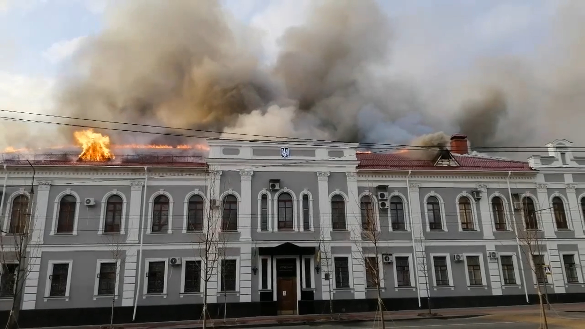 Российская армия нанесла удар по областному управлению СБУ в Чернигове