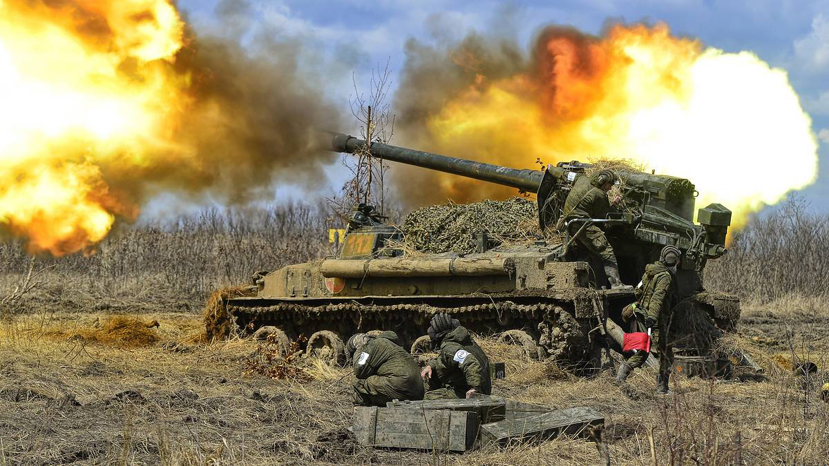 Российская артиллерия ведет активный обстрел позиций ВСУ