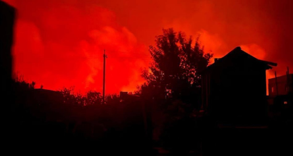 Мощные взрывы прогремели в окрестностях Берислава