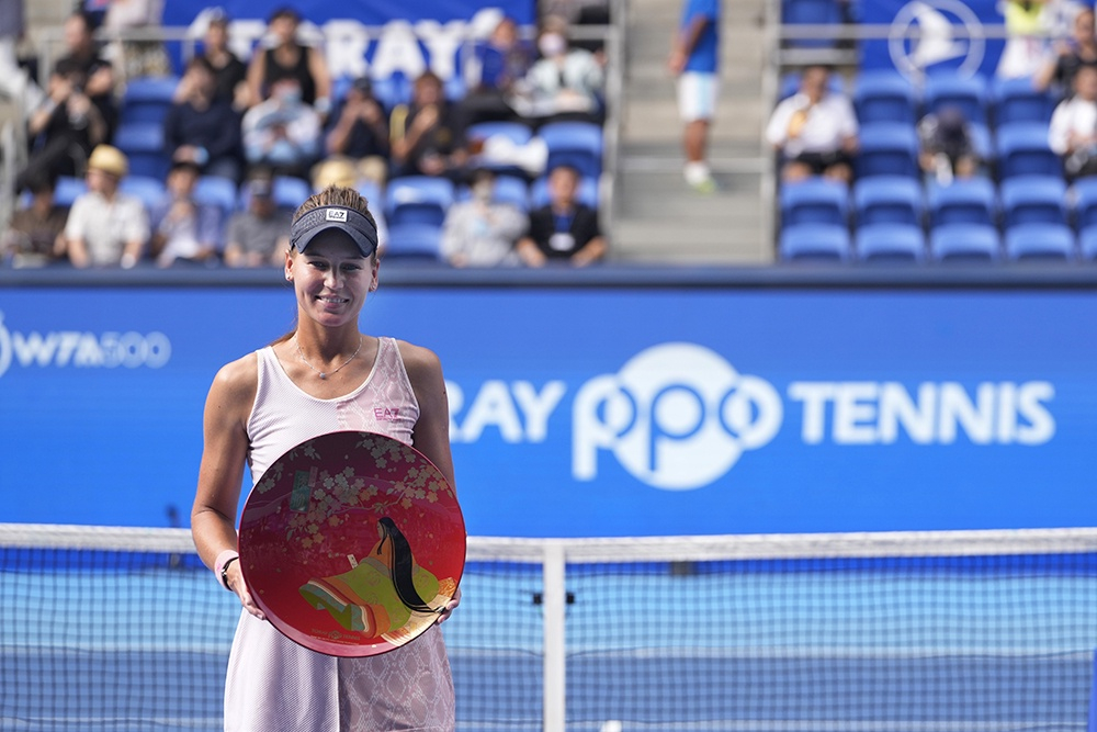 Россиянка выиграла теннисный турнир WTA в Токио