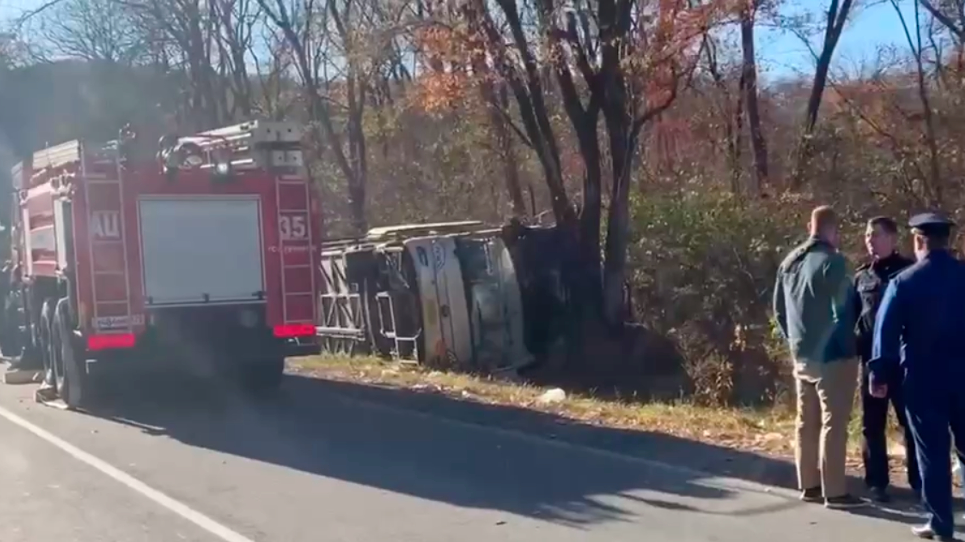 В Приморье два человека погибли в ДТП с автобусом