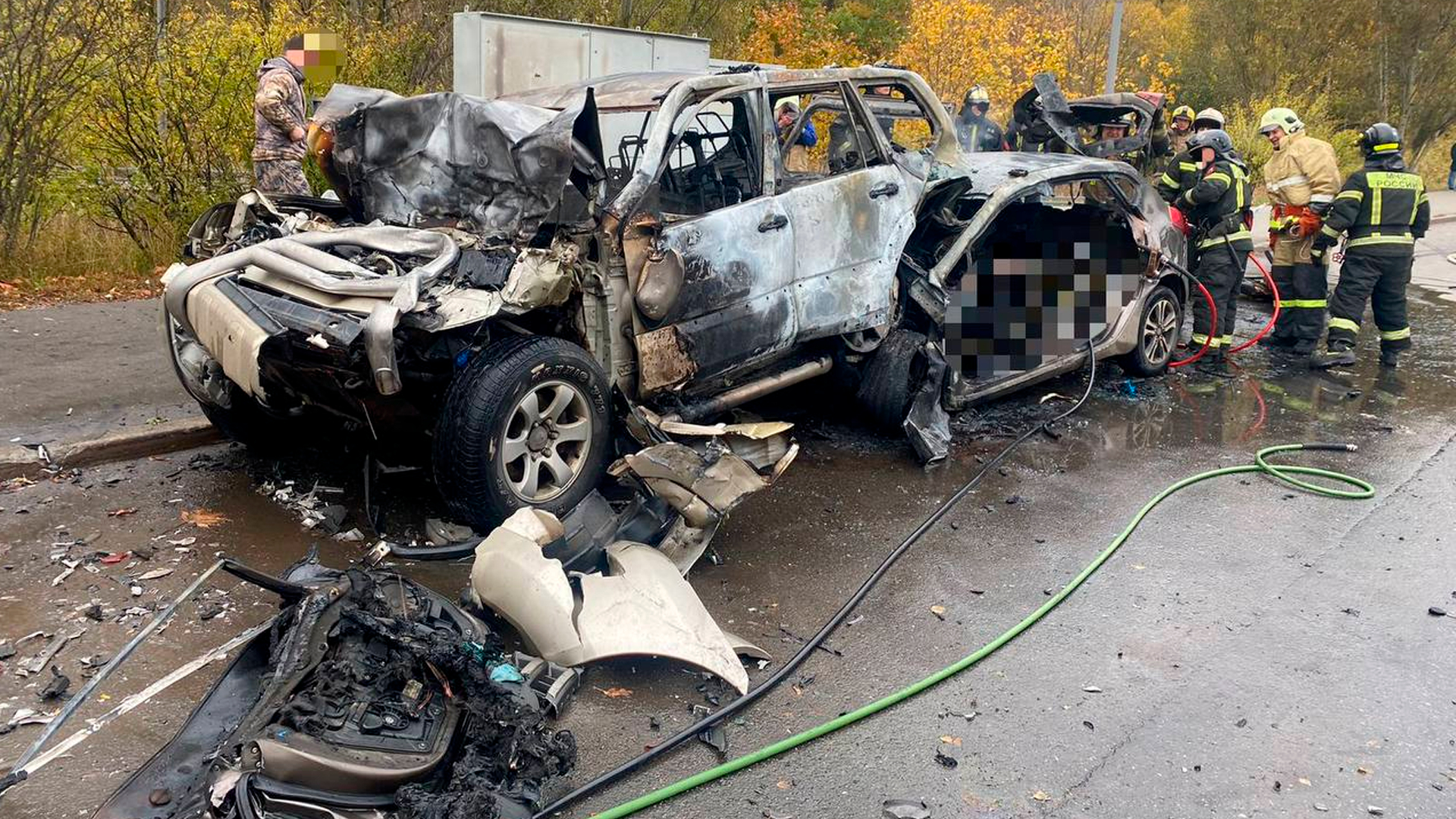 В Москве при столкновении автомобилей погибли два человека