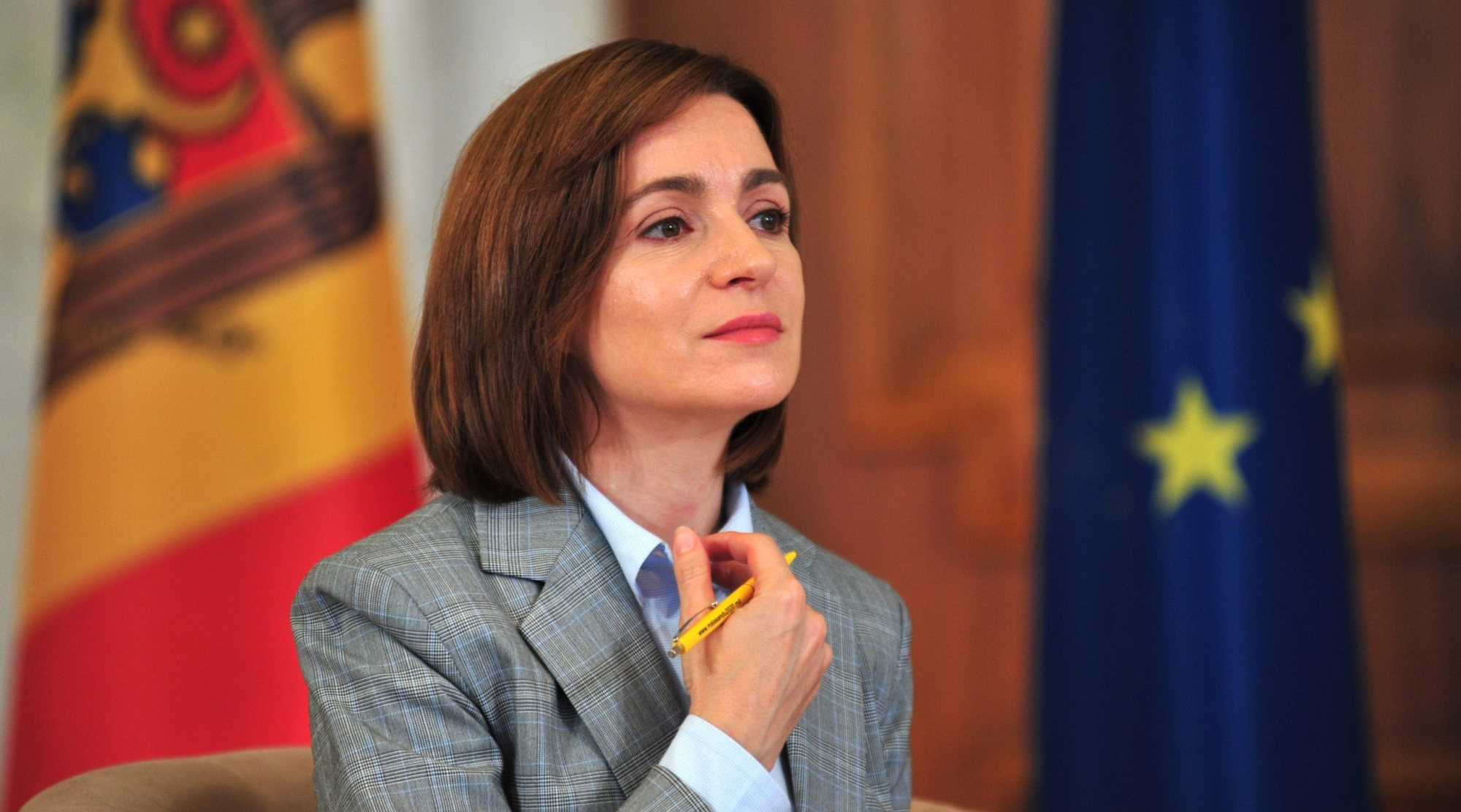 Президент Молдавии Санду объяснила, почему ее собака укусила австрийского лидера