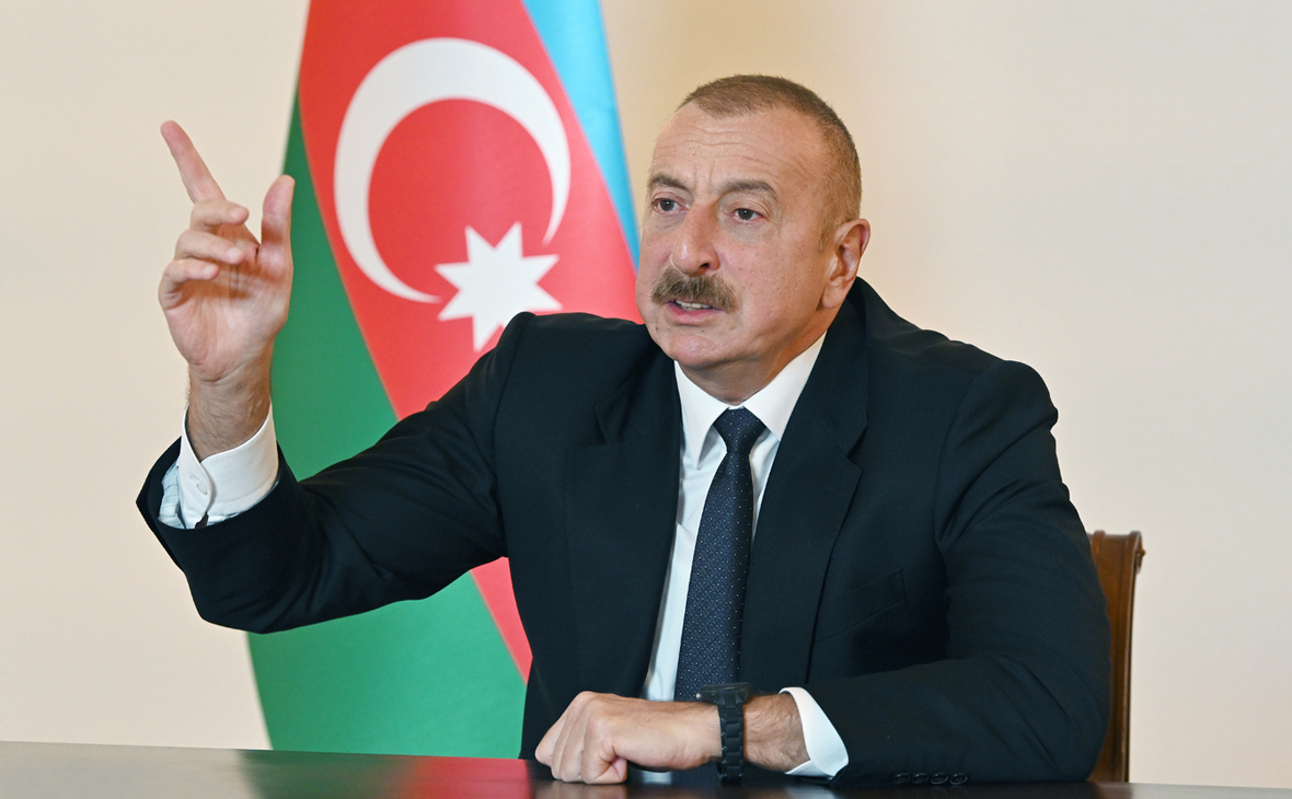 Алиев заявил, что Азербайджан не хочет войны с Арменией
