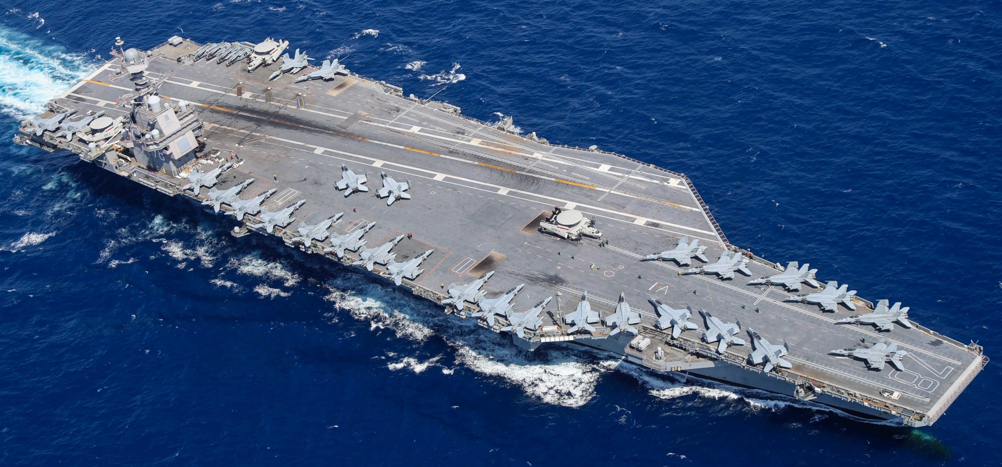 Американский авианосец USS Gerald R. Ford покинул Средиземное море