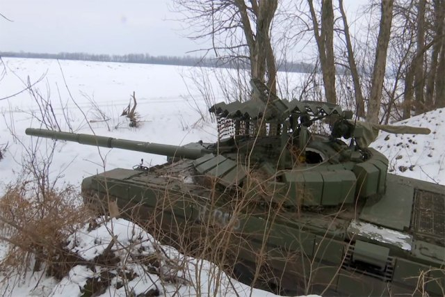 Русские бойцы уничтожили первый танк Abrams у Авдеевки