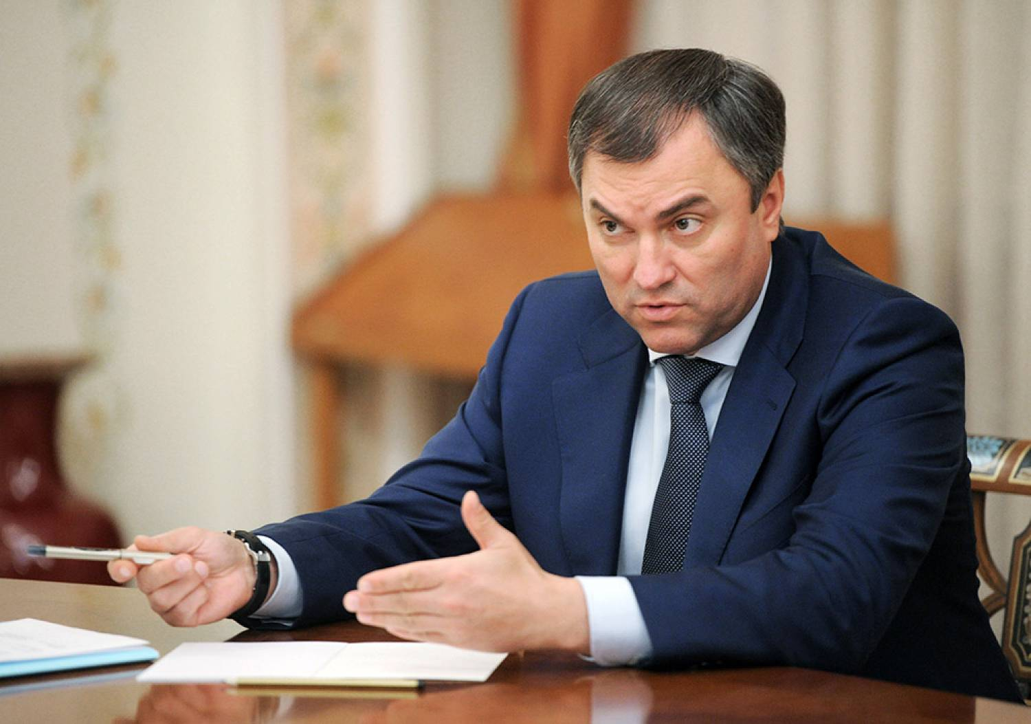 Володин потребовал от Германии объяснений из-за обсуждения удара по Крымскому мосту