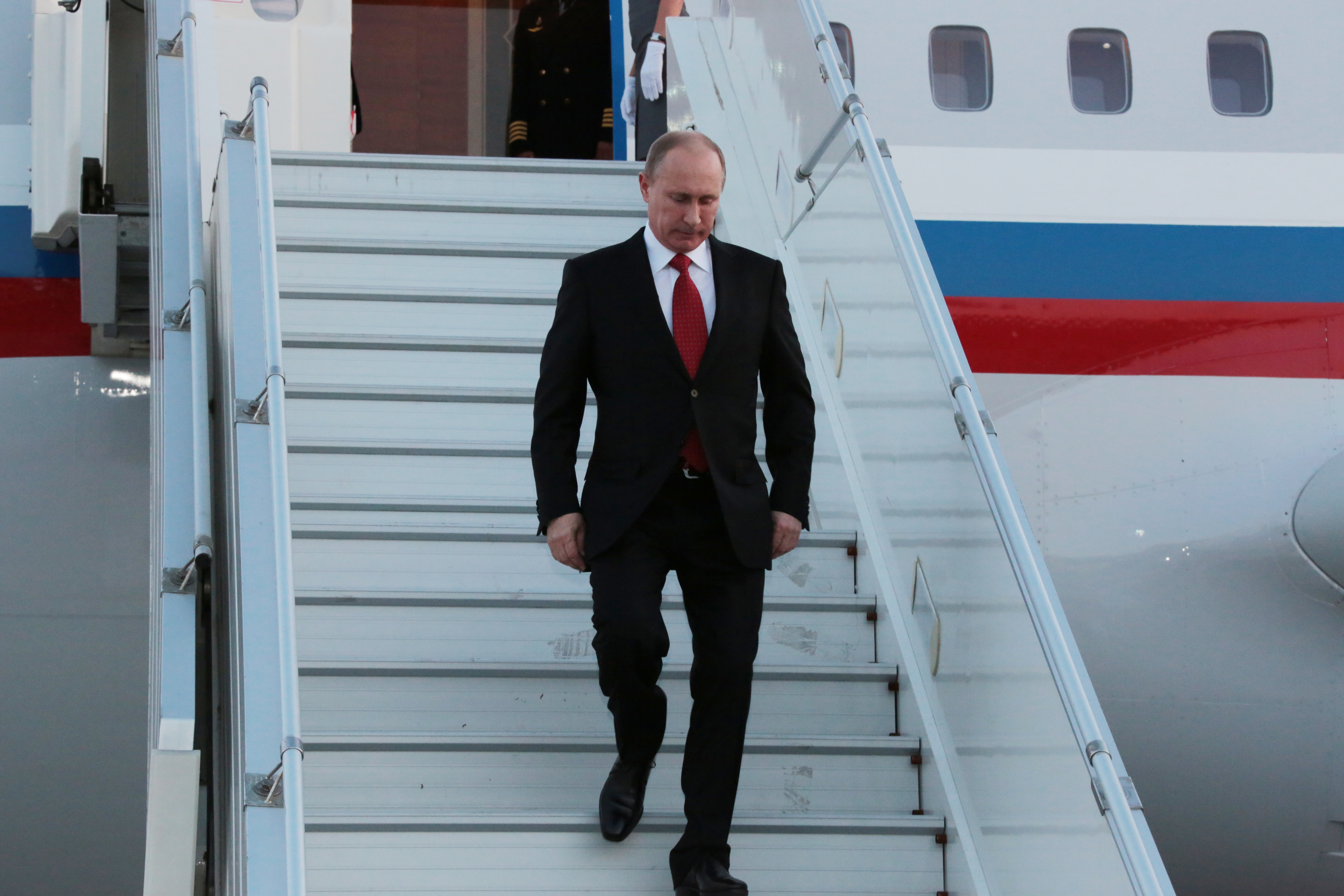 Путин прилетел в Ставропольский край