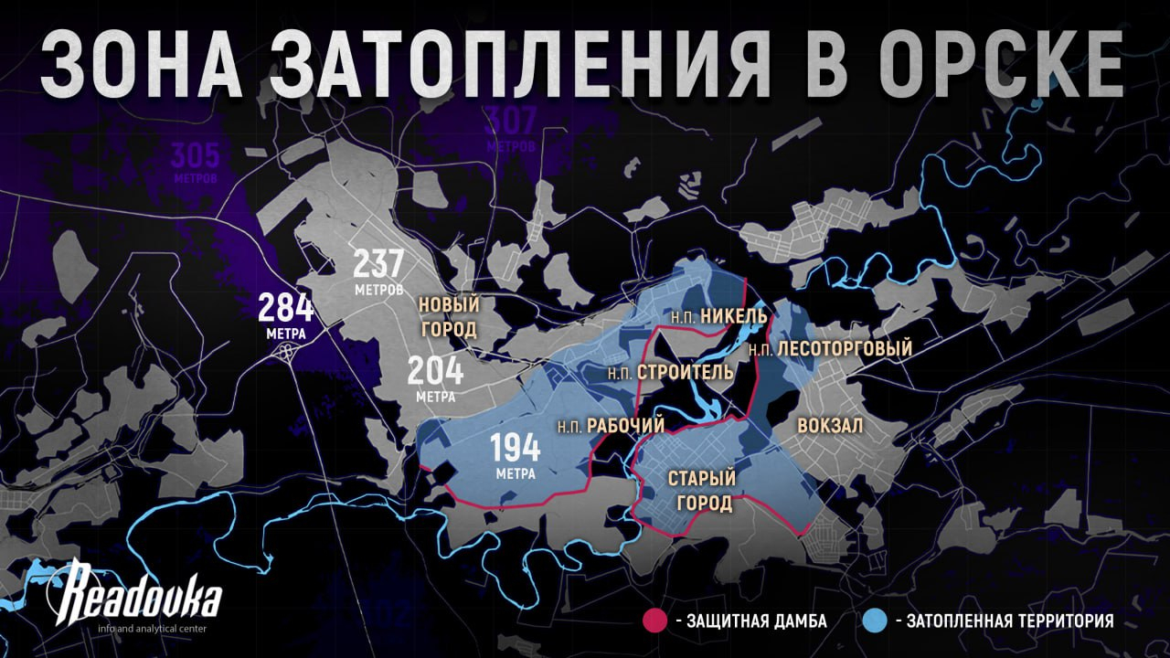 «Пик ожидается к среде»: Орск переживает сильнейший потоп за всю историю