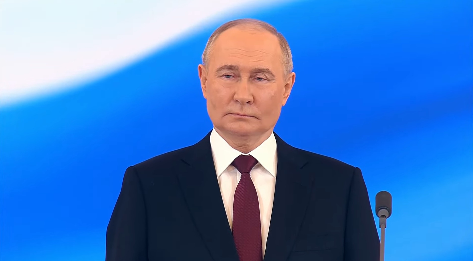 Путин завершил инаугурационную речь словами «вместе победим»