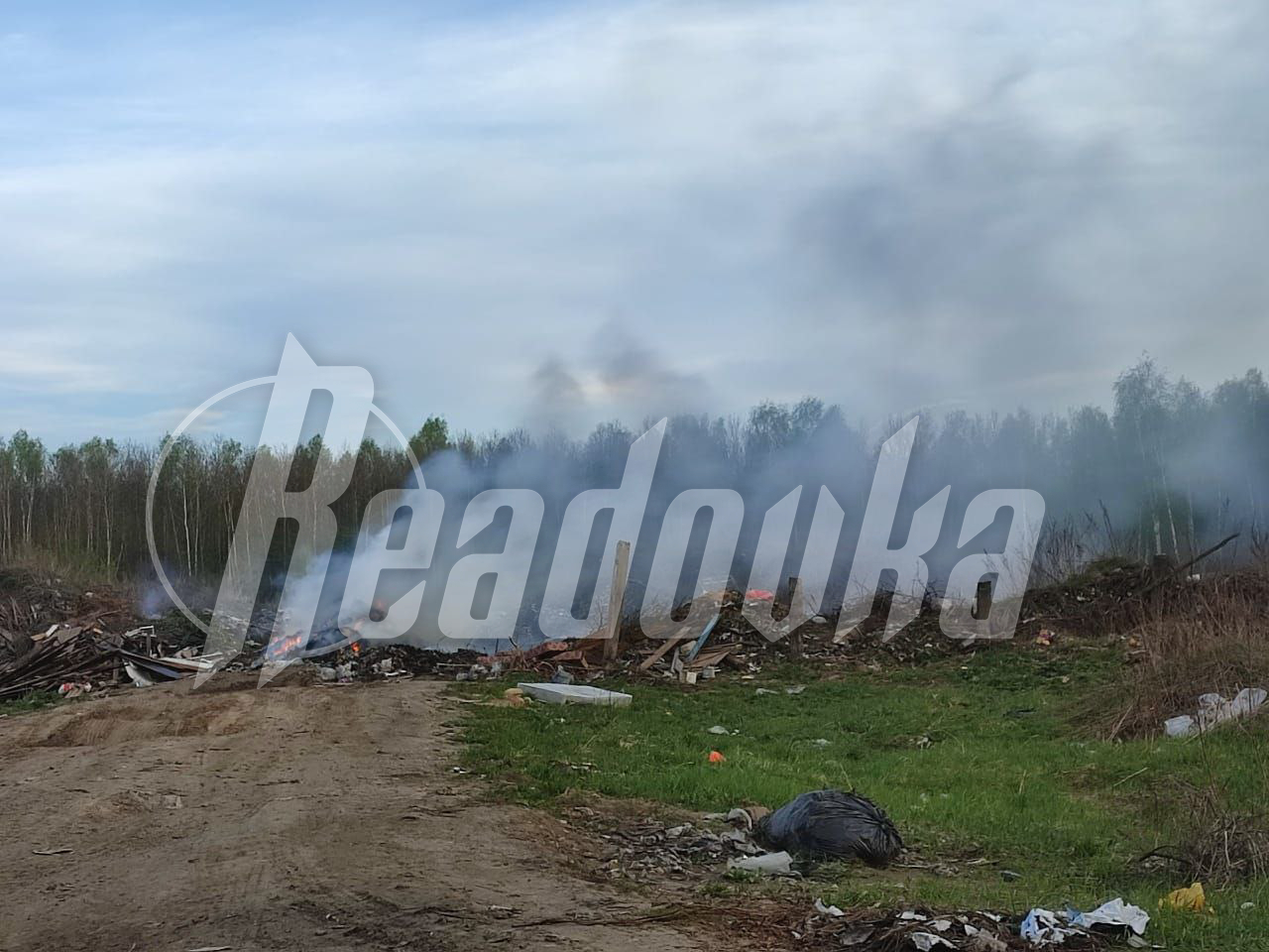 «Как в кузнечном горне»: рязанцы потребовали устранить Кадомскую свалку на одном из торфяников