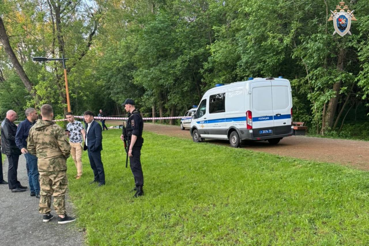 В парке Москвы мужчину зарезали на глазах детей