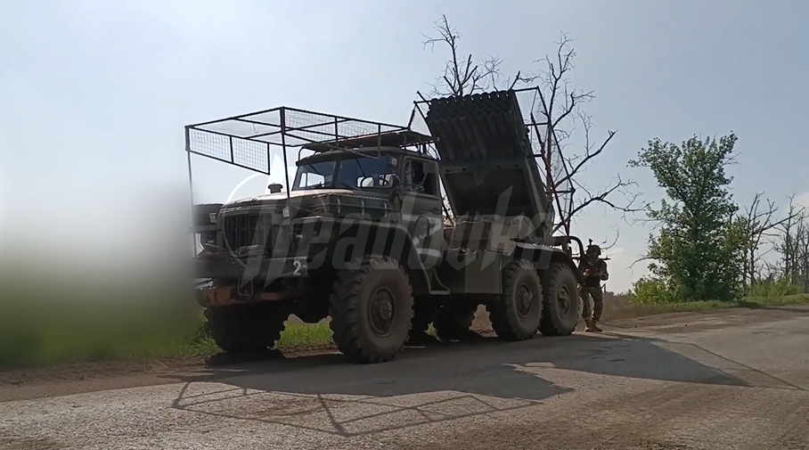 Расчеты РСЗО «Град» рассказали о своей работе в Часовом Яре