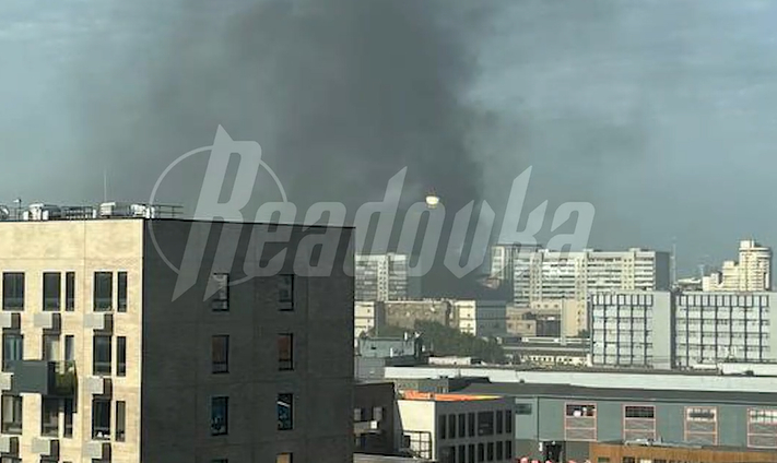 В московском автосалоне произошел пожар