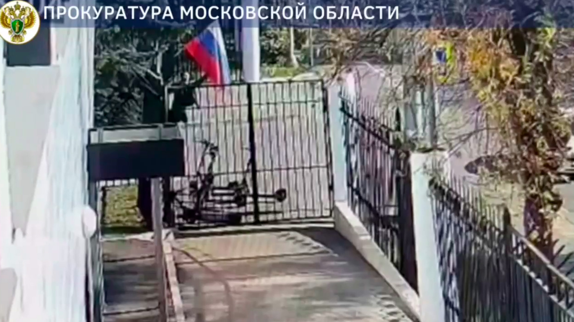 В Подмосковье мужчину приговорили к 10 годам колонии за поджог российского флага
