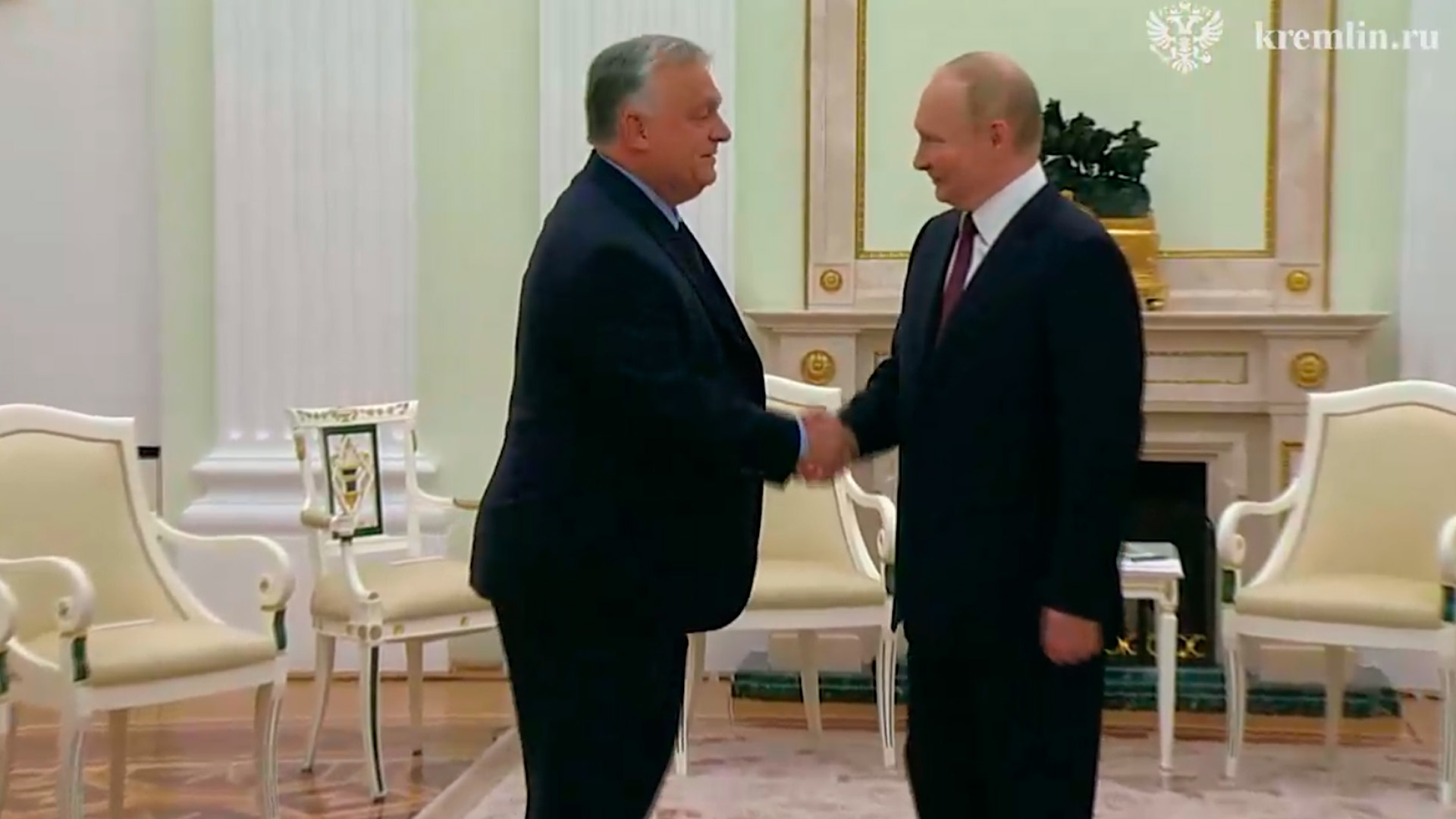 В Кремле началась встреча Путина и Орбана