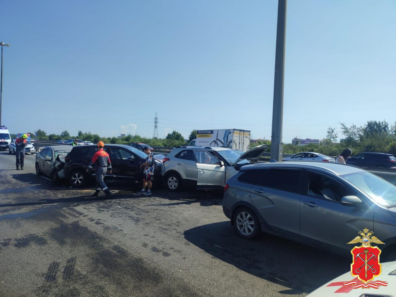 В Петербурге ребенок пострадал в массовом ДТП