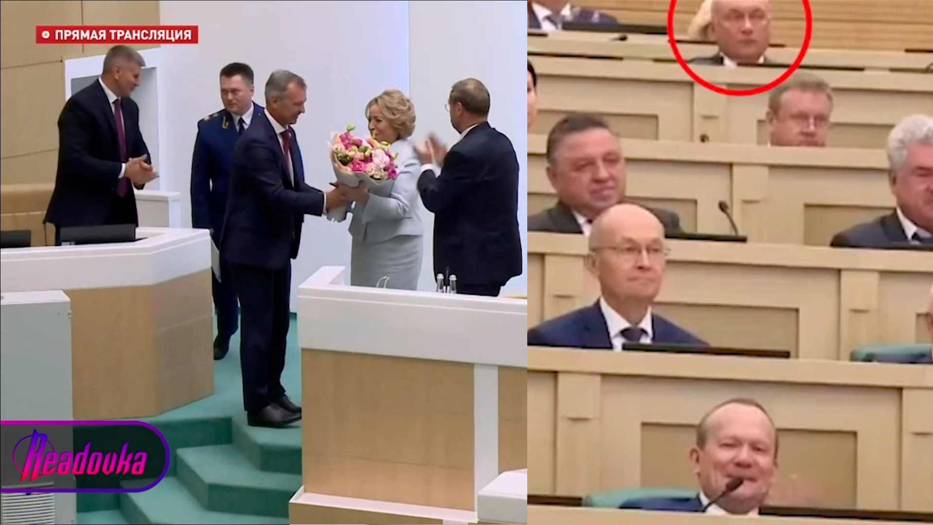 Задержание Савельева произошло после поздравления Матвиенко в конце заседания