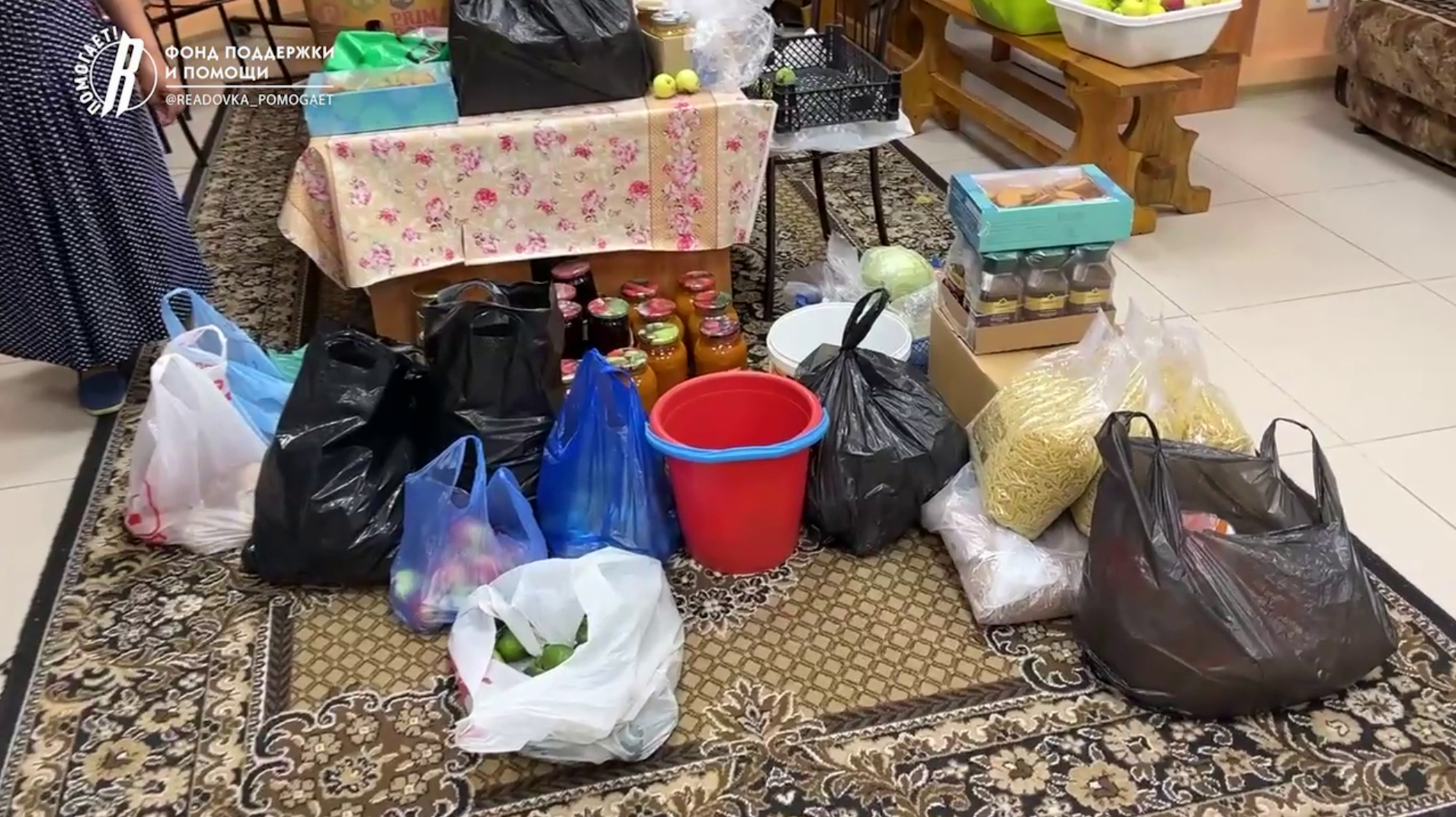 Фонд «Ридовка Помогает!» привез гуманитарную помощь в храм Покрова Божией Матери