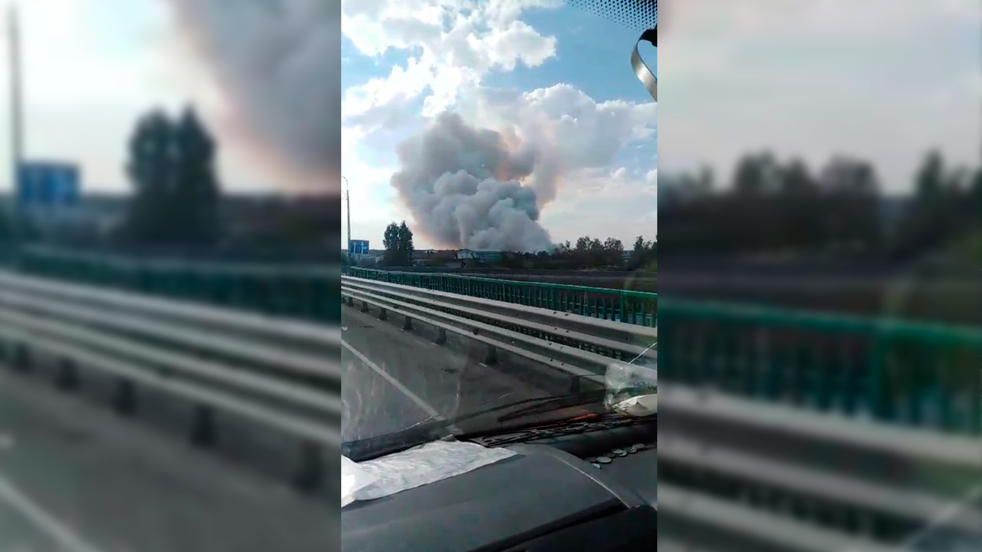 В Воронежской области произошло возгорание растительности