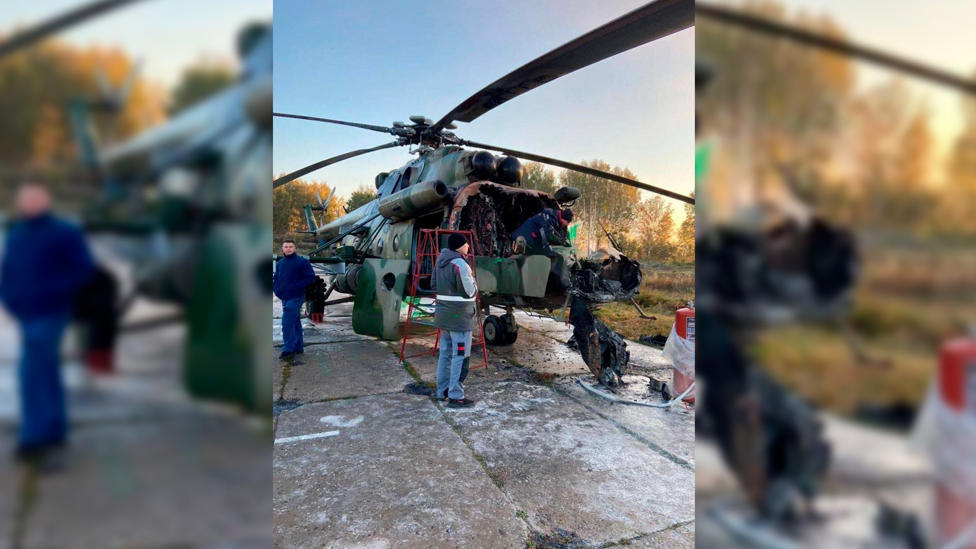 Устроивших поджог вертолета омских подростков отправили в СИЗО