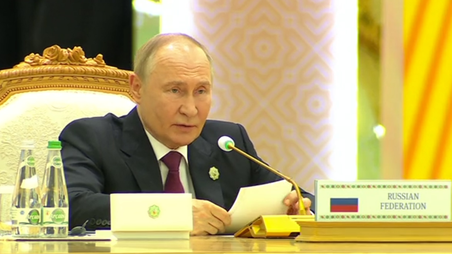 Путин: Россия открыта к обсуждению нового миропорядка