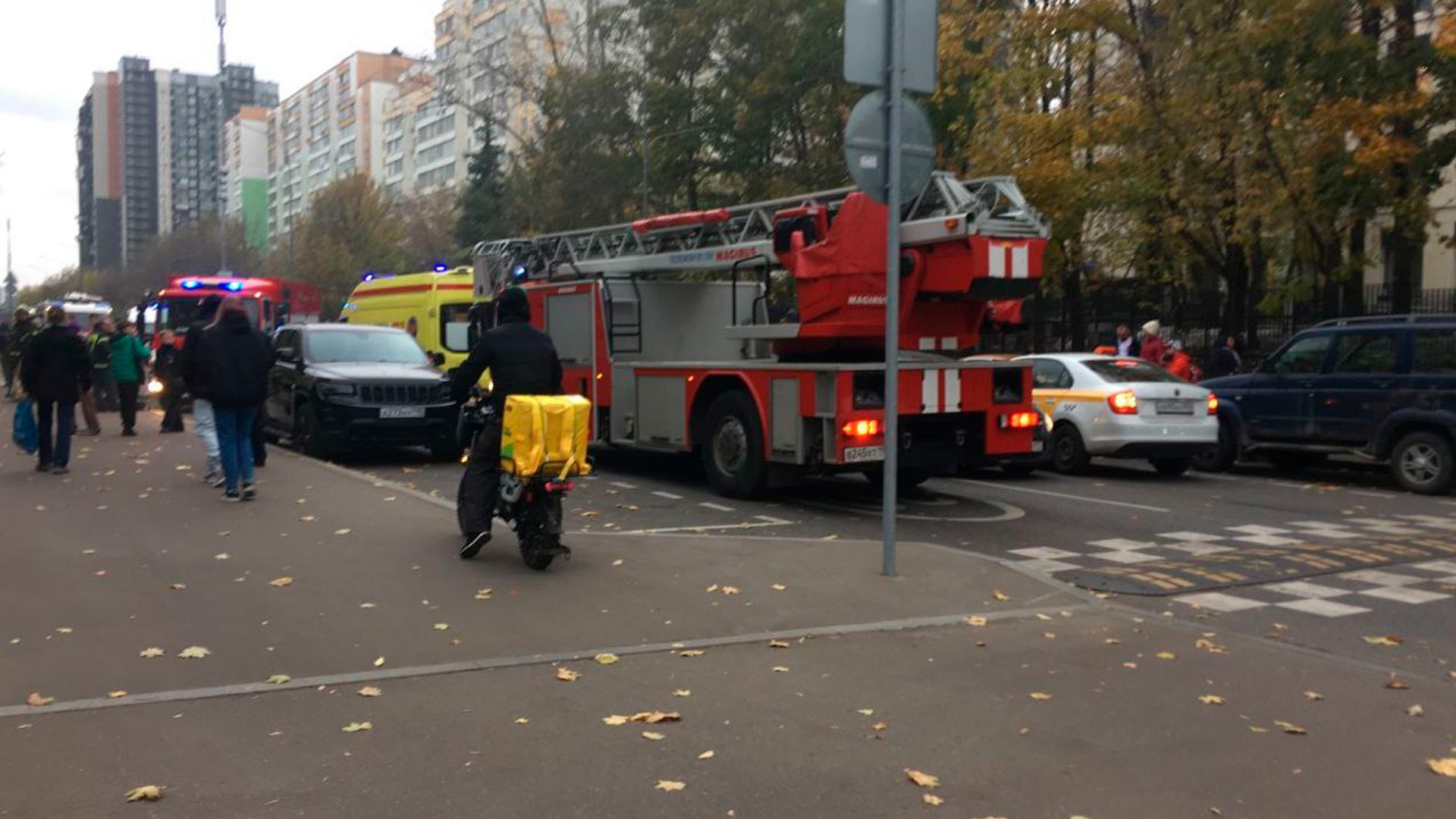 Во время пожара в Очаковских банях пострадали ребенок и двое взрослых