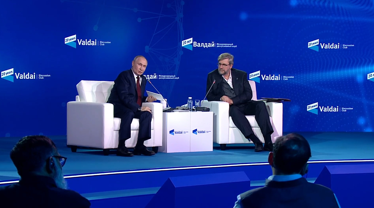 Путин: Россия никогда не была инициатором применения силы