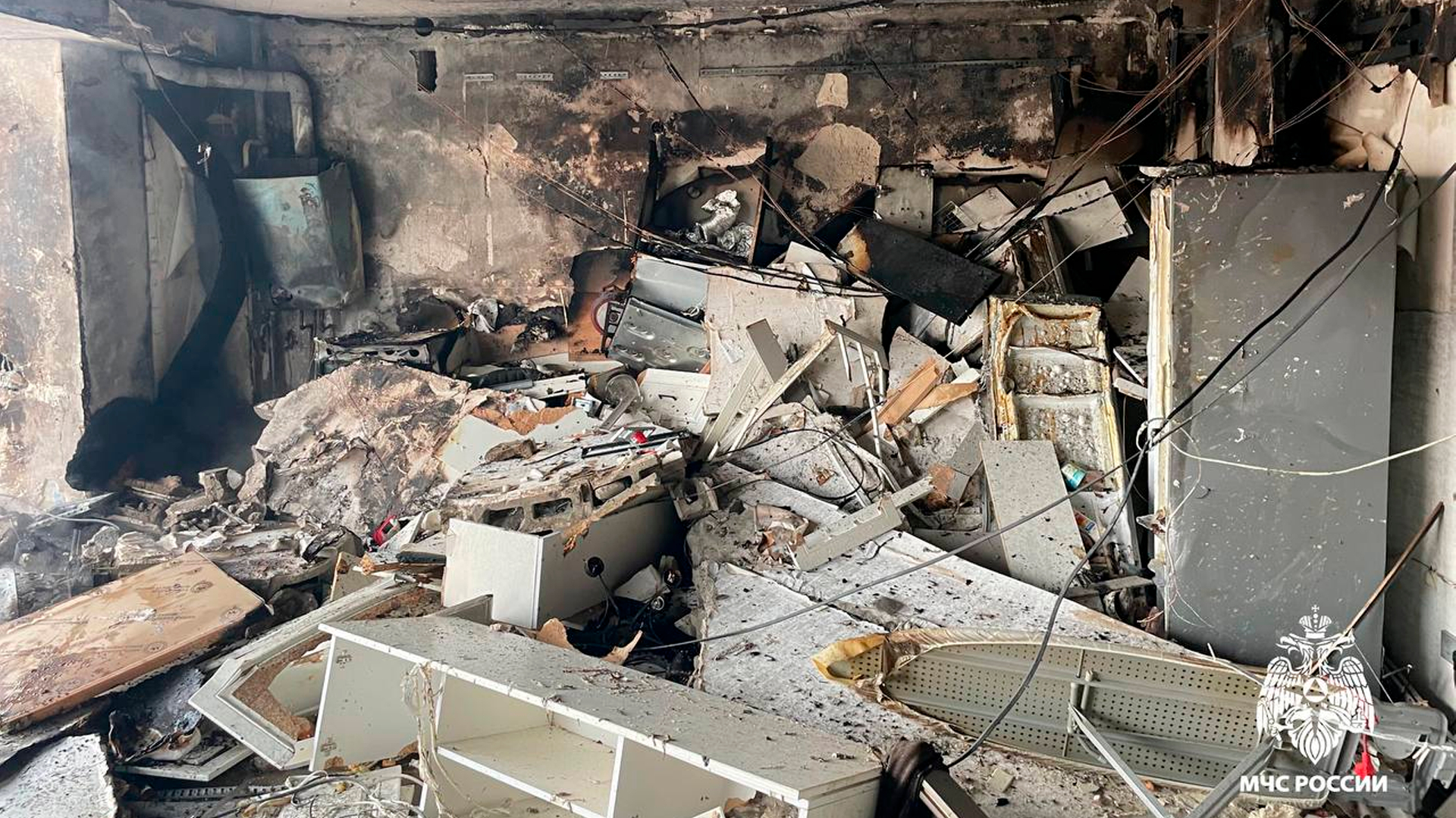 Огнеборцы ликвидировали пожар в жилом доме в Пятигорске