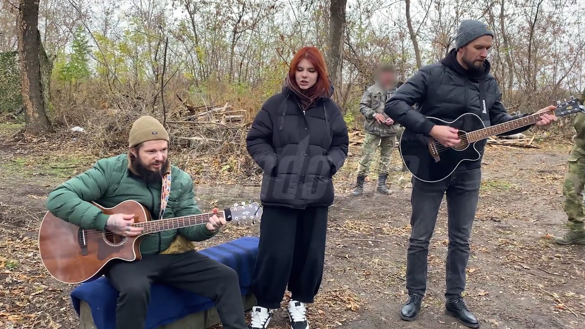 Группа HELVEGEN выступила перед русскими бойцами в Луганске