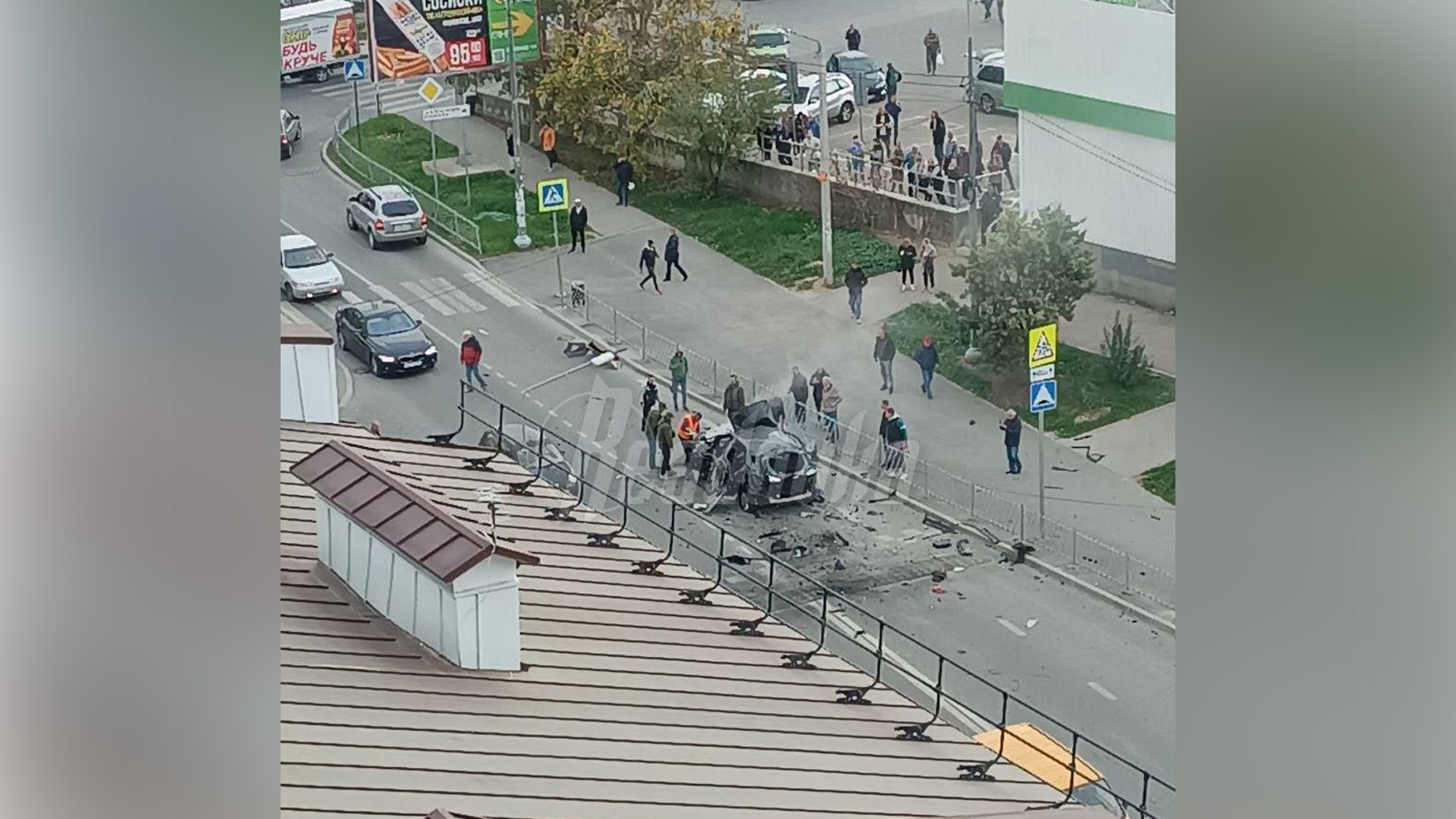 Причиной взрыва машины в Севастополе могло стать заложенное СВУ