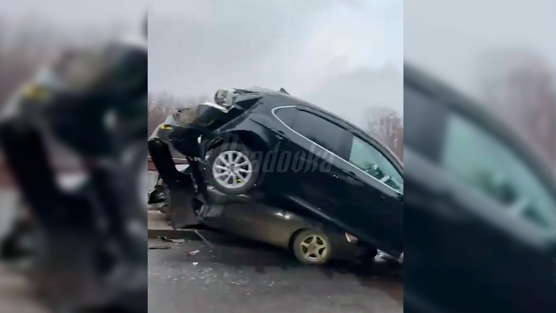 На севере Москвы произошло массовое ДТП