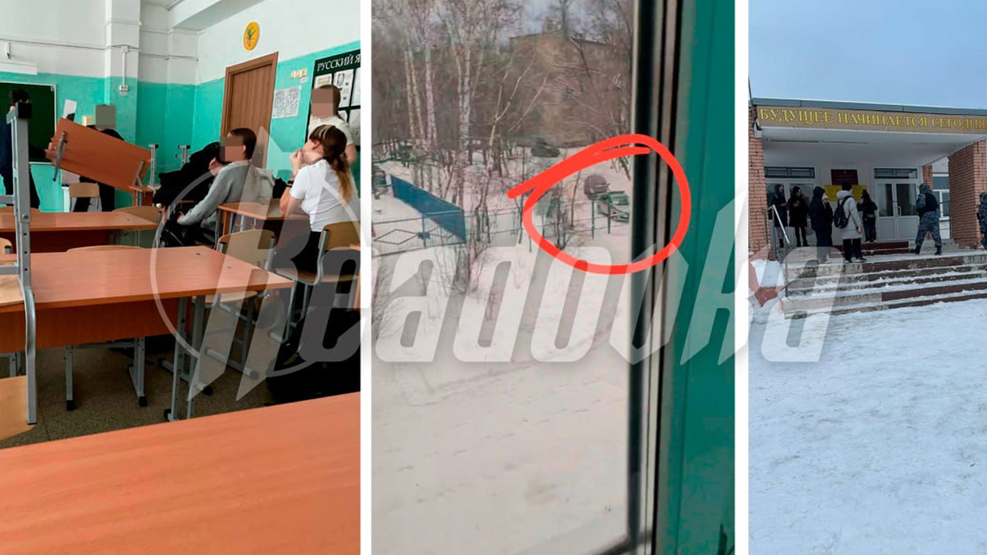 В Новосибирске учителя забаррикадировали классы из-за появления полицейских