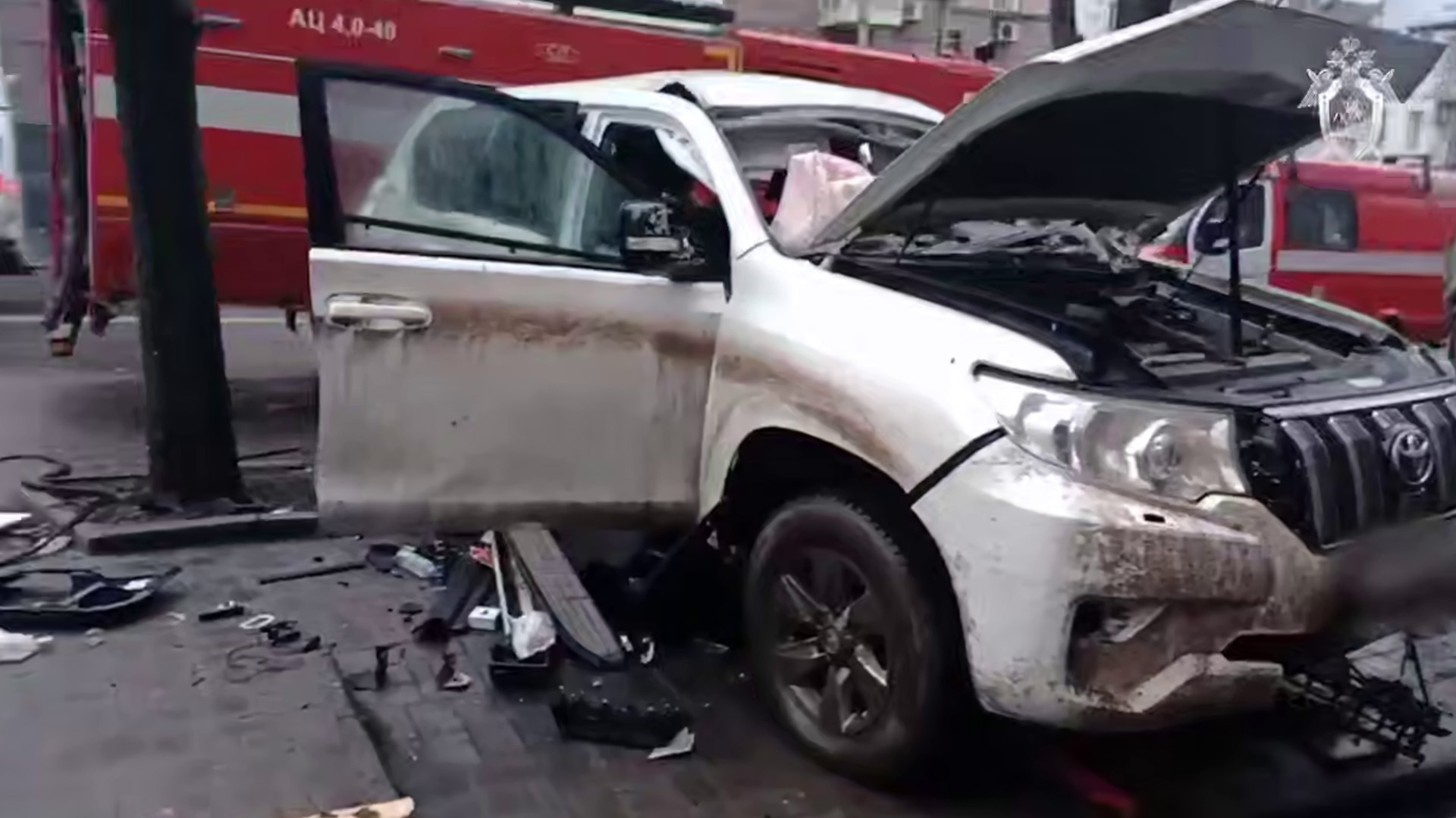 Причиной взрыва автомобиля в Донецке стало СВУ