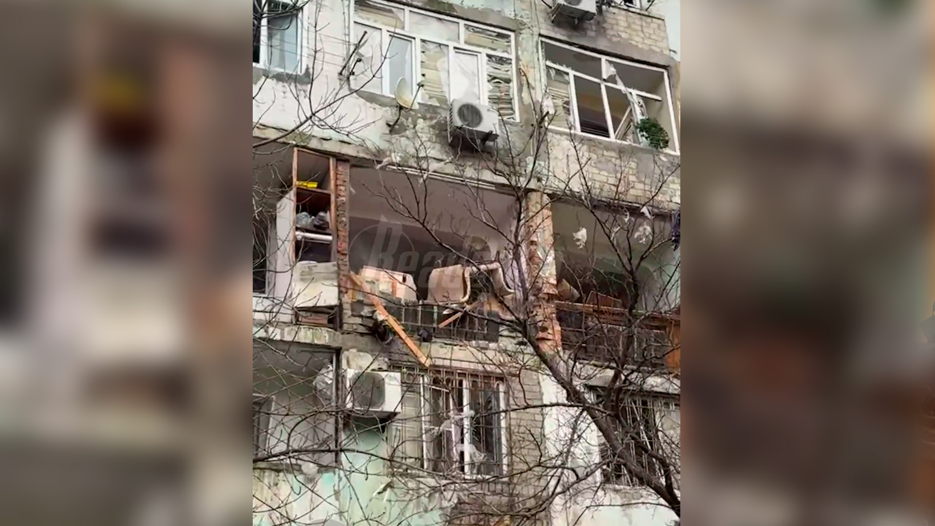 В Махачкале произошел взрыв в жилом доме
