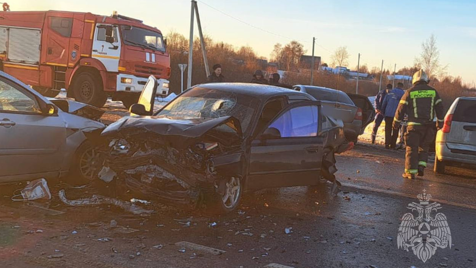 В массовом ДТП в Ивановской области пострадали 3 ребенка