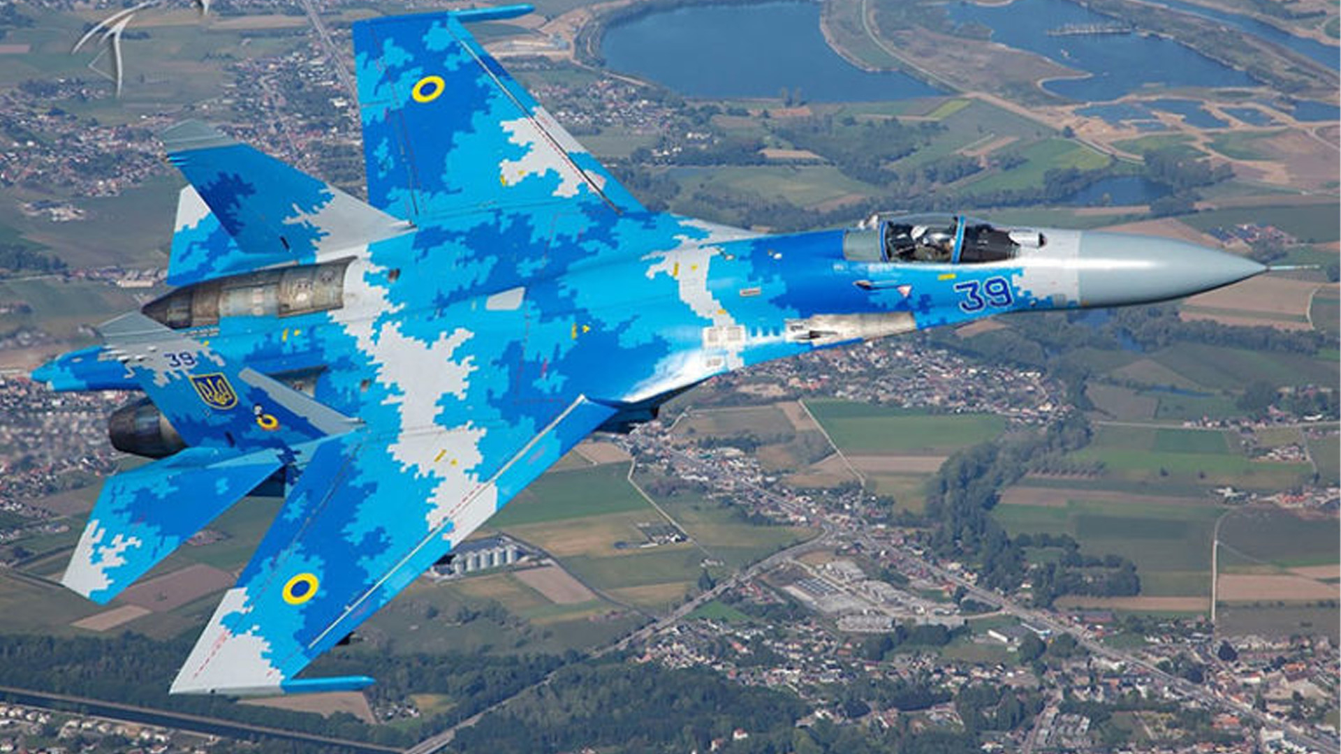 Российская ПВО сбила украинский самолет Су-27